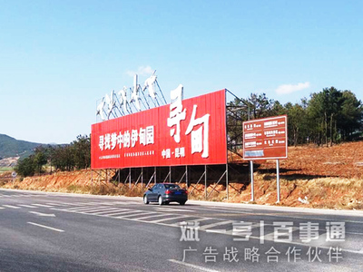云南寻甸组装落地广告牌